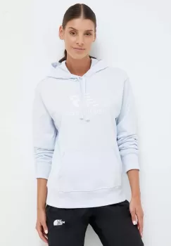 New Balance bluza femei, cu gluga, cu imprimeu imagine