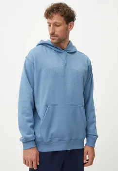 New Balance hanorac de bumbac barbati, cu gluga, neted, MT43500HEB imagine