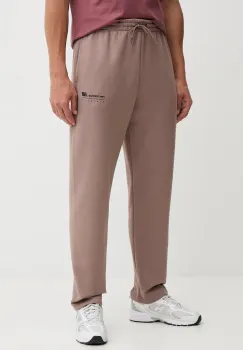 New Balance pantaloni de trening culoarea maro, uni, MP53508EAS imagine
