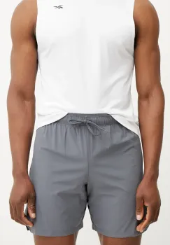 New Balance pantaloni scurti de alergare culoarea gri, MS41283GT imagine