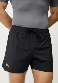 New Balance pantaloni scurti de alergare RC culoarea negru, MS41286BK imagine