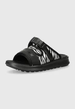 New Balance papuci SWA330T3 femei, culoarea negru, SWA330T3 imagine