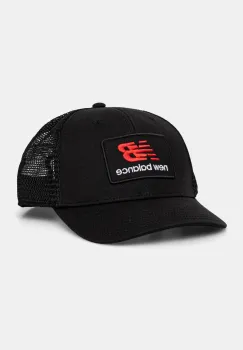 New Balance sapca culoarea negru, cu imprimeu, LAH51016BK imagine