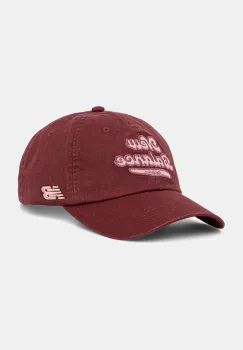 New Balance sapca de baseball din bumbac culoarea bordo, LAH53000MHB imagine