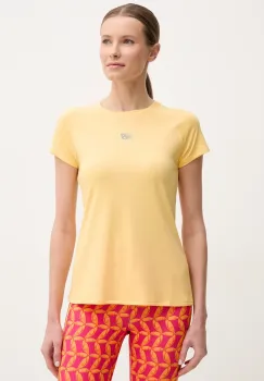 New Balance tricou de alergare Jacquard culoarea galben, WT51223CEE imagine