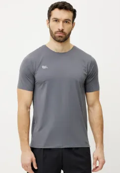 New Balance tricou de alergare Race Day culoarea gri, cu imprimeu, MT43213GT imagine