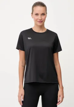 New Balance tricou de antrenament culoarea negru, WT41222BK imagine