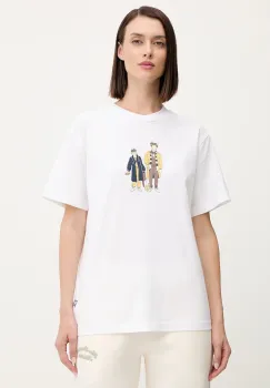 New Balance tricou din bumbac culoarea alb, WT53926WT imagine