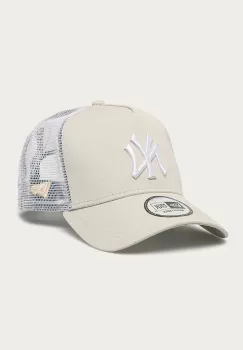 New Era Caciula culoarea bej, cu imprimeu imagine