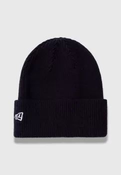 New Era caciula din amestec de lana culoarea albastru marin, din tricot gros imagine