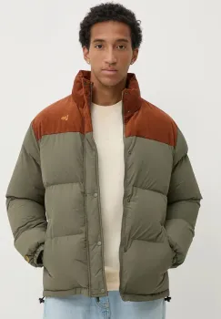 New Era geaca barbati, culoarea verde, de iarna, 60564837 imagine