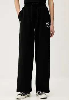 New Era pantaloni de trening culoarea negru, cu imprimeu, 60596487 imagine