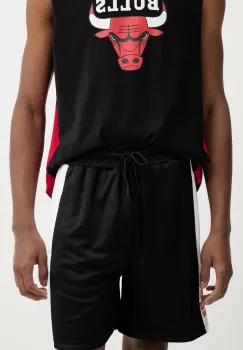 New Era pantaloni scurti barbati, culoarea negru, 60596422 imagine