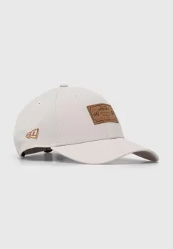 New Era sapca culoarea bej, cu imprimeu imagine