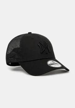 New Era sapca culoarea negru, neted, 60579078 imagine