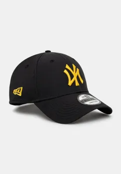 New Era sapca culoarea negru, neted, 60595187 imagine