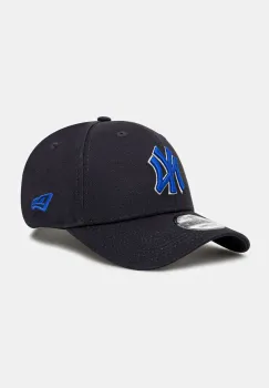 New Era sapca de baseball din bumbac culoarea albastru marin, cu imprimeu, 60595231 imagine