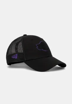 New Era sapca de baseball din bumbac culoarea negru, 60691124 imagine
