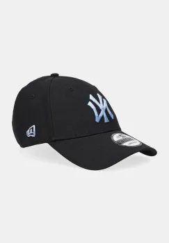 New Era sapca de baseball din bumbac culoarea negru, 60691277 imagine