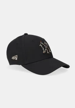 New Era sapca de baseball din bumbac culoarea negru, 60691330 imagine