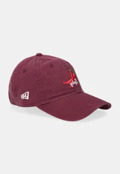 New Era sapca de baseball din bumbac culoarea rosu, 60691301 imagine