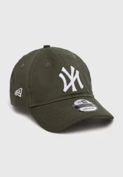 New Era sapca de baseball din bumbac culoarea verde, modelator, NEW YORK YANKEES imagine