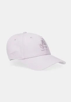 New Era sapca de baseball din bumbac culoarea violet, 60691390 imagine