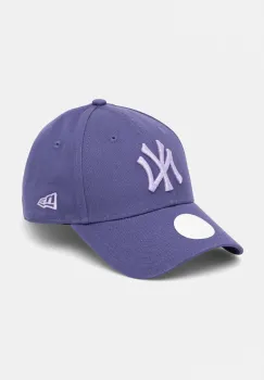 New Era sapca de baseball din bumbac culoarea violet, cu imprimeu, 60595490 imagine