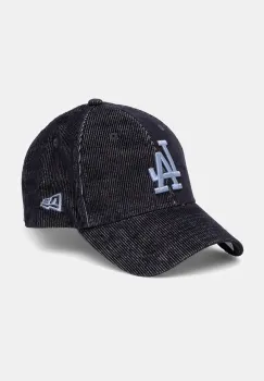New Era sapca de baseball din catifea culoarea albastru marin, cu imprimeu, 60595423 imagine