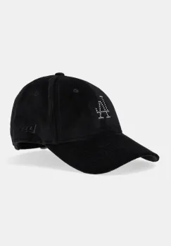 New Era sapca de baseball velur culoarea negru, cu imprimeu, 60595351 imagine