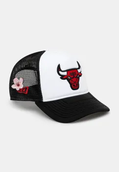 New Era sapca NBA Flower Trucker Bulls imagine