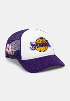 New Era sapca NBA Flower Trucker Lakers imagine
