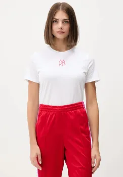 New Era tricou din bumbac culoarea alb, 60684403 imagine