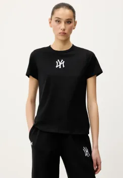 New Era tricou din bumbac culoarea negru, 60564899 imagine