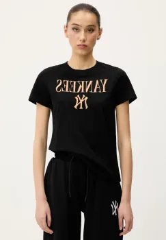 New Era tricou din bumbac culoarea negru, 60596571 imagine