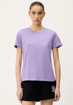 New Era tricou din bumbac culoarea violet, 60596472 imagine
