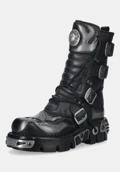 New Rock botine de piele imagine