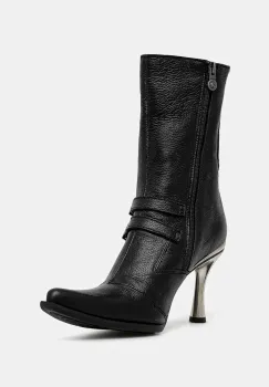 New Rock cizme de piele LUXOR NEGRO, MALICIA 2 GOMA NEGRA TACON CARI imagine