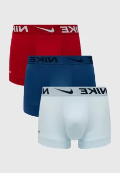 Nike boxeri 3-pack barbati, culoarea alb imagine