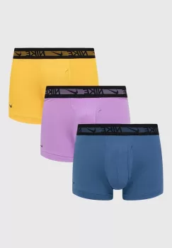 Nike boxeri 3-pack barbati, culoarea galben imagine