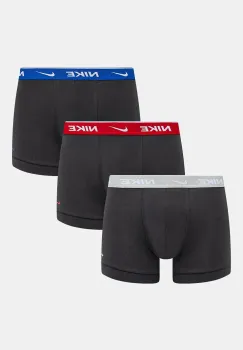 Nike boxeri 3-pack barbati, culoarea gri, 0000KE1008 imagine