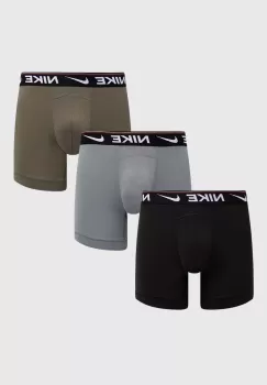 Nike boxeri 3-pack barbati, culoarea gri imagine