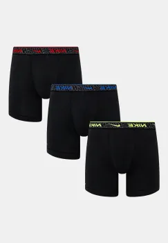 Nike boxeri 3-pack barbati, culoarea negru, 0000KE1007 imagine