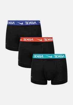 Nike boxeri 3-pack barbati, culoarea negru, 0000KE1256 imagine