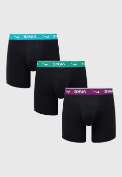 Nike boxeri 3-pack barbati, culoarea negru, KE1007 imagine