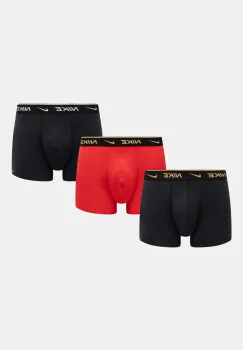 Nike boxeri 3-pack barbati, culoarea rosu, 0000KE1008 imagine