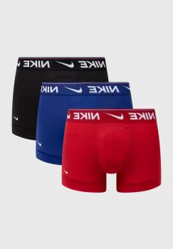 Nike boxeri 3-pack barbati, culoarea rosu imagine