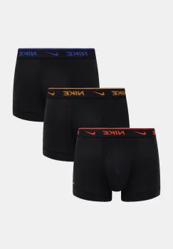 Nike boxeri 3-pack culoarea negru, 0000KE1008 imagine