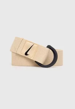 Nike curea de yoga culoarea bej imagine