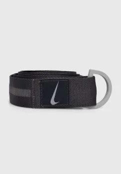 Nike curea de yoga culoarea gri imagine